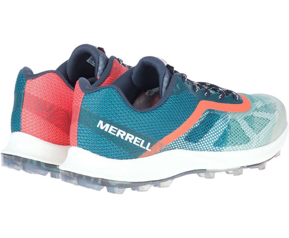 Tenis Senhora - Merrell Mtl Skyfire X White Mountains - Menta/Laranja - RIK306812